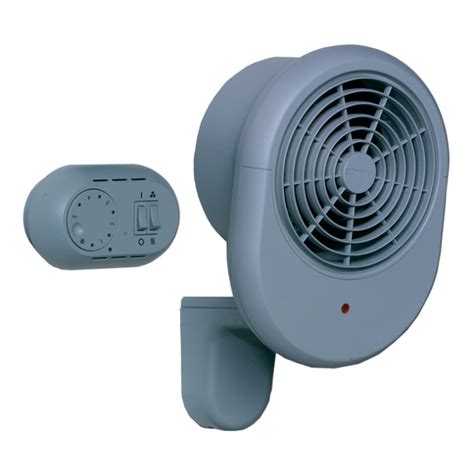 wall mounted fan heater with remote